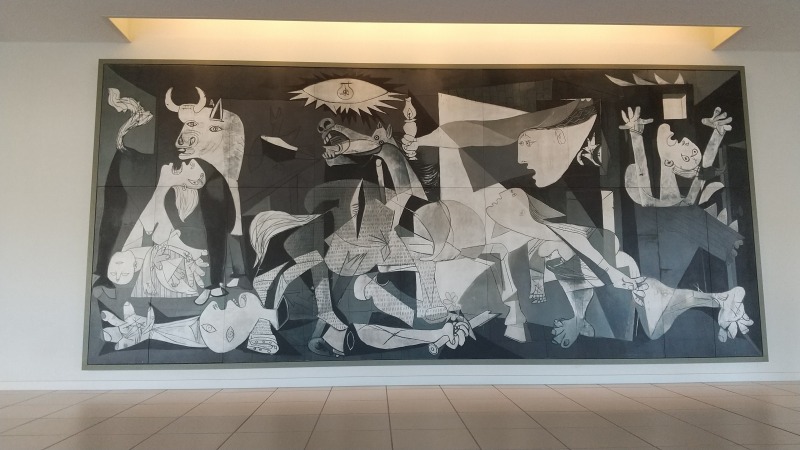 大塚国際美術館に展示されているピカソの「ゲルニカ」