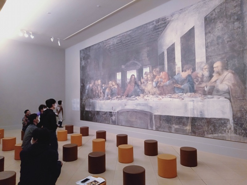大塚国際美術館に展示されているレオナルドダヴィンチの「最後の晩餐」